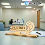 Personalized Otorhinolaryngologist Doctor Desk Name Plate