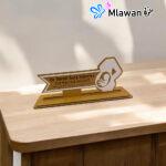 Wooden desk gynecologist office decor custom name plate gynecologist gift idea - Custom Wooden Desk Name Plate with Gynecologist Designation for Medical Office Decor