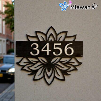 Personalized acrylic house sign