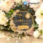 Personalized Acrylic Wedding Tray with Accesories Box elegant storage