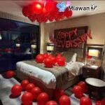 Romantic anniversary hotel decor Happy Anniversary Hotel Room decoration service Dubai - Abudhabi - Sharjah