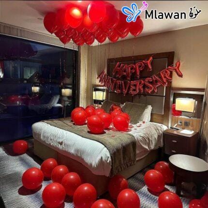 Romantic anniversary hotel decor Happy Anniversary Hotel Room decoration service Dubai - Abudhabi - Sharjah
