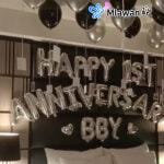 Romantic Anniversary Hotel Decoration