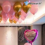Romantic hotel room decoration birthday surprise ideas.