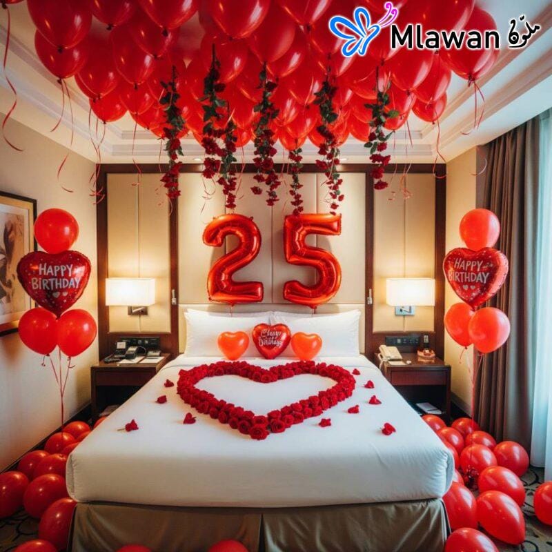 Dubai Hotel Room Decoration Birthday Surprise Balloons Messages - room decoration for birthday surprise at dubai hotels and abu dhabi