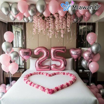 Romantic Hotel Balloons Decorate Rooms Dubai Abu Dhabi