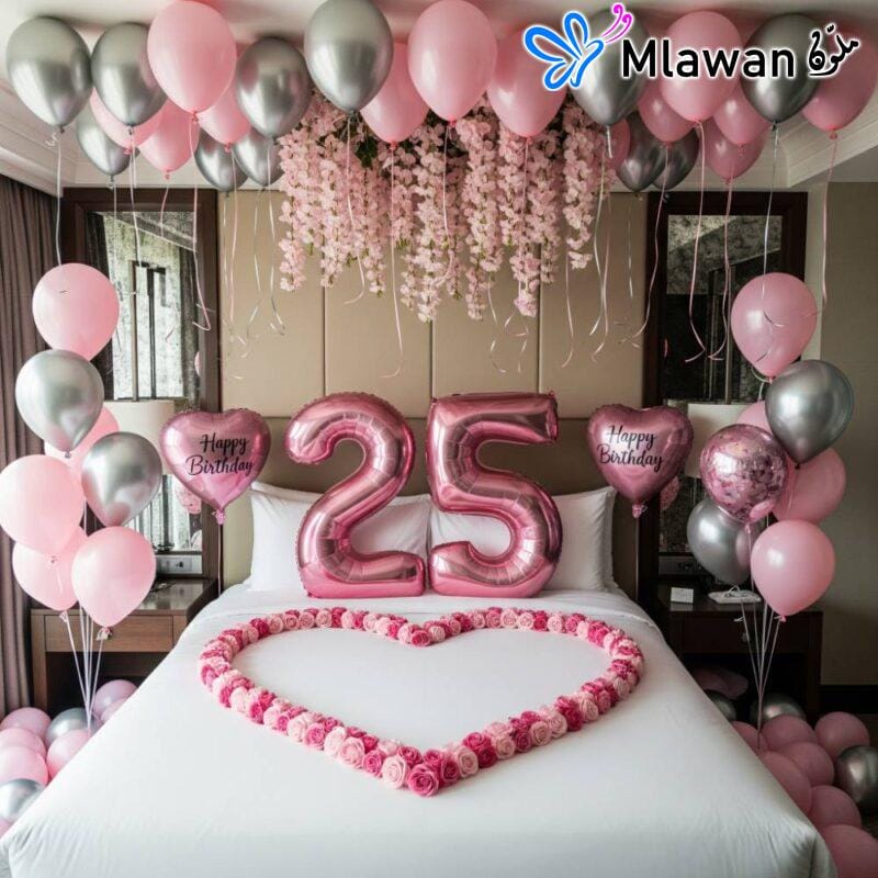 Romantic Hotel Balloons Decorate Rooms Dubai Abu Dhabi