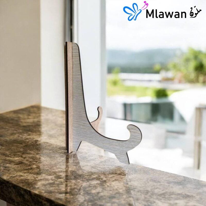 Rustic wooden tabletop easel for wedding decorations