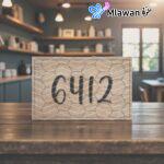 Wooden Hexagon Door Number Sign Enhances Hotel Apartment Decor