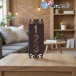 Decorate Your House Vintage Address Number Sign ornate design.