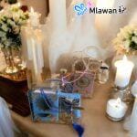 Stylish Holy Quran gift with durable acrylic bag and rosary.