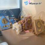 Elegant Quran gift for weddings with durable acrylic bag.