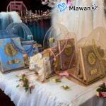 Islamic gift set for Ramadan with tassel pouch and prayer beads.