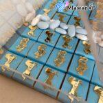 Baby chocolate gift new baby sweets personalized baby tray.