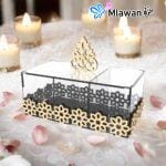 Clear acrylic Ramadan gift box for dates and nuts