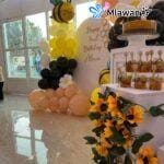 honey bee baby shower decorations kit with tableware