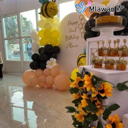 honey bee baby shower decorations kit with tableware