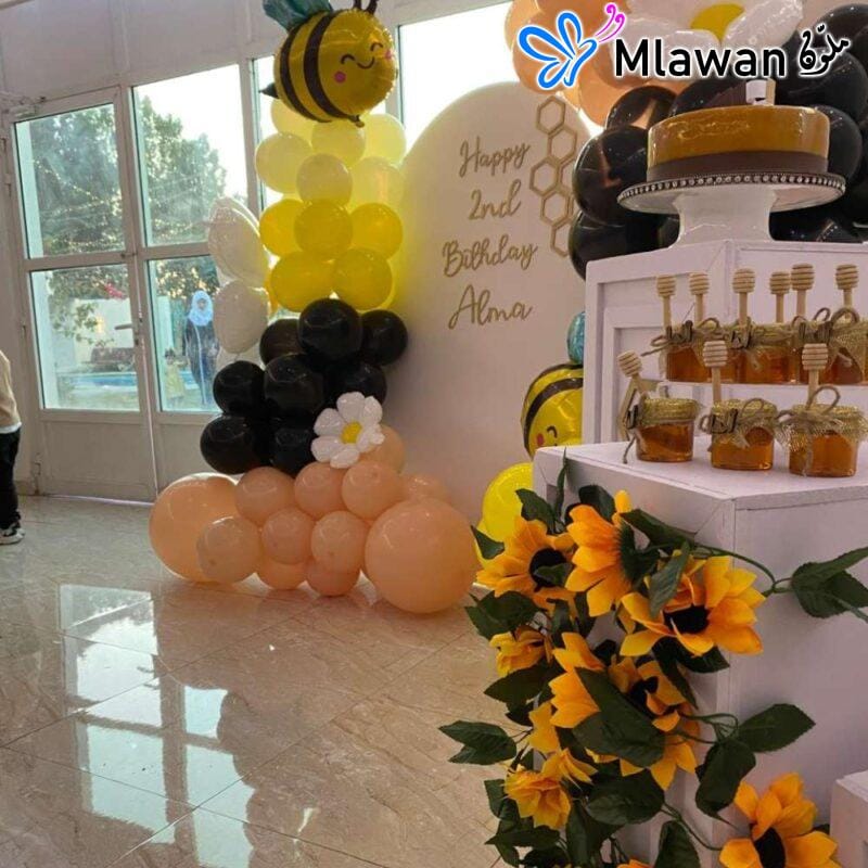 honey bee baby shower decorations kit with tableware