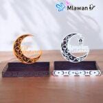 Ramadan tray with moon stars design and Ramadan Mubarak text
