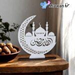 أهلا رمضان table top stand with golden calligraphy
