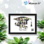 Customize graduation gift photo collage frames for cherished memories