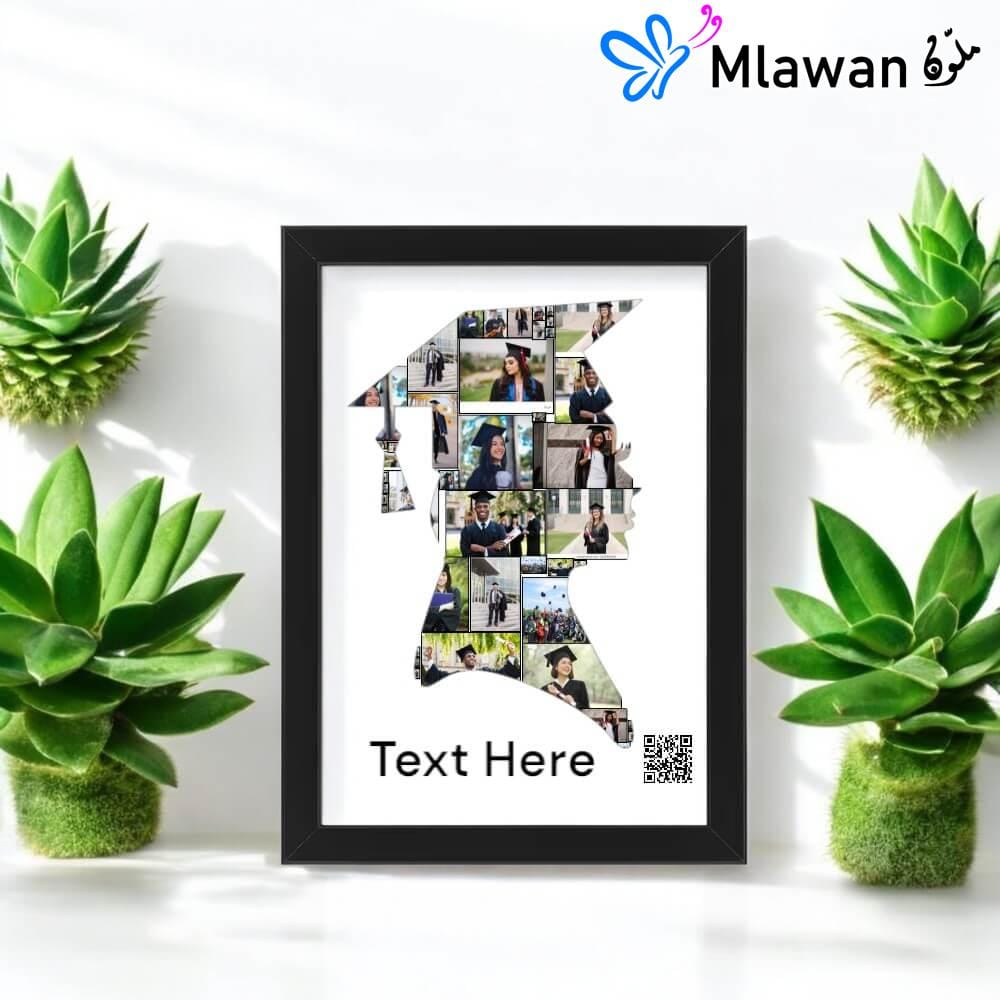 4595-11-1 (2) Custom Graduation Photo Collage Frames at Cherished Memories UAE with personalized designs for your special moments.