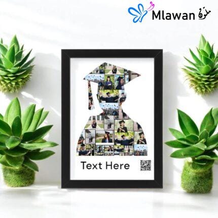 Personalized Graduation Photo Collage Frame with Custom Text - Unique Gift for Graduates
