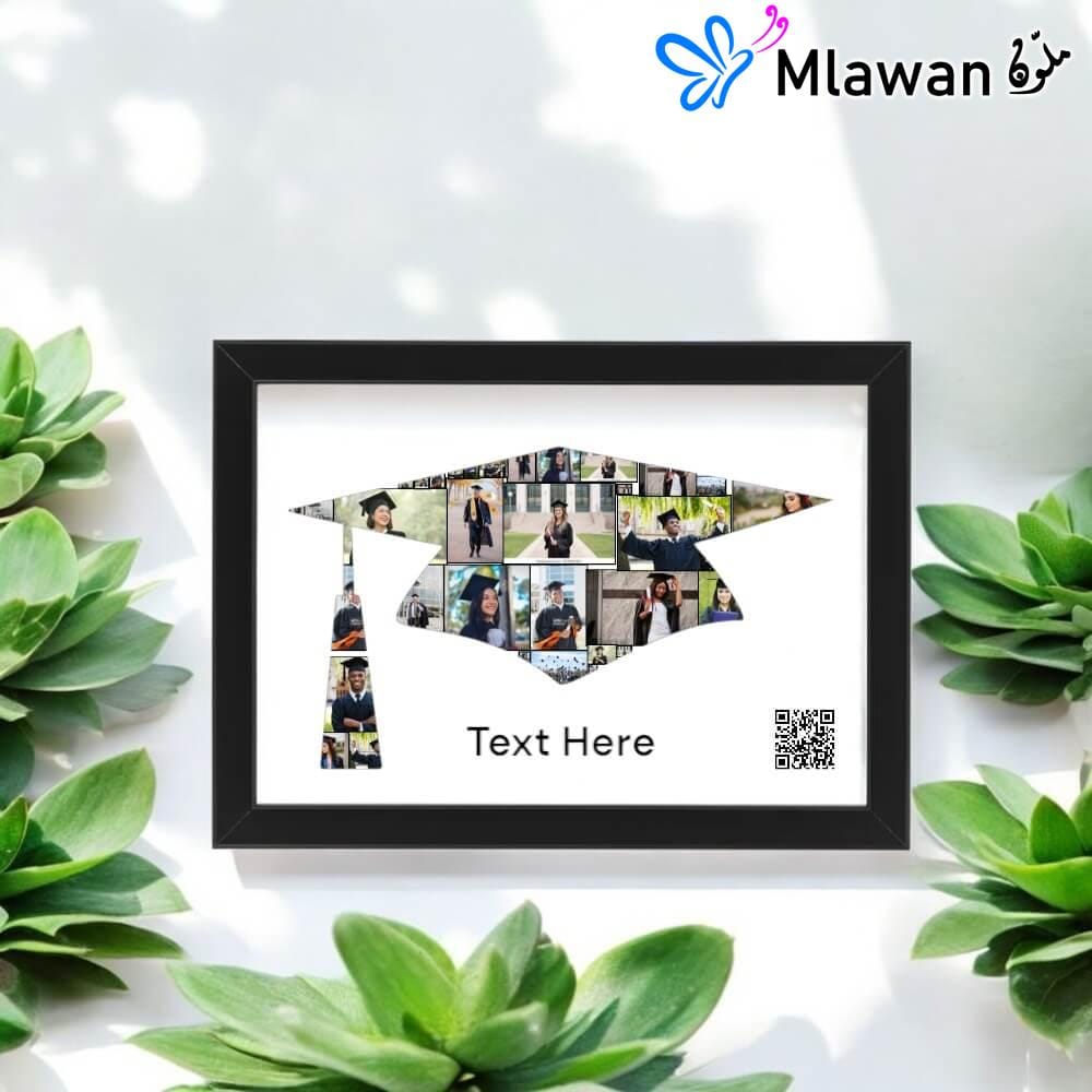 4595-11-1 (5) Personalized graduation gifts for a memorable celebration - graduation photo collage frame with custom touches and special memories.