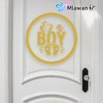 newborn announcement sign for hospital decor