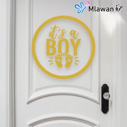 newborn announcement sign for hospital decor