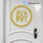 personalized acrylic plaque for hospital birth announcement