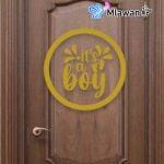 Stylish It's a Boy sign for gender reveal party decor