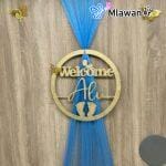 customizable hospital door sign decorations for newborn arrivals