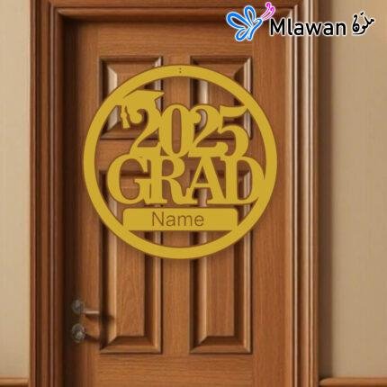 Elegantly designed wall sign for graduation celebrations