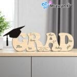 Custom GRAD graduation memory board with signatures