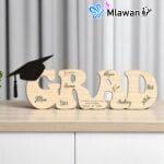 Elegant GRAD themed memory board for graduate keepsake