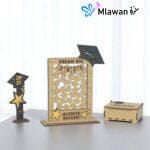 Custom graduation guest book with name