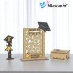 Elegant graduation memory book displayed at a graduation