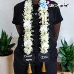 Custom Graduation Flower Collars Celebrate Graduation flower arrangements.