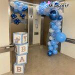 Welcome baby boy - Hospital decoration blue newborn baby gifts.
