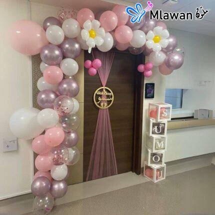 تزيين ميدكير لغرف الولادة - Welcome Baby Medcare Hospital Decoration for Hospital Room