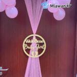 زينة استقبال مولود غرفة نفاس ديكور فخم مستشفى ان ام سي ديكور Welcome Baby تزيين غرفة مواليد