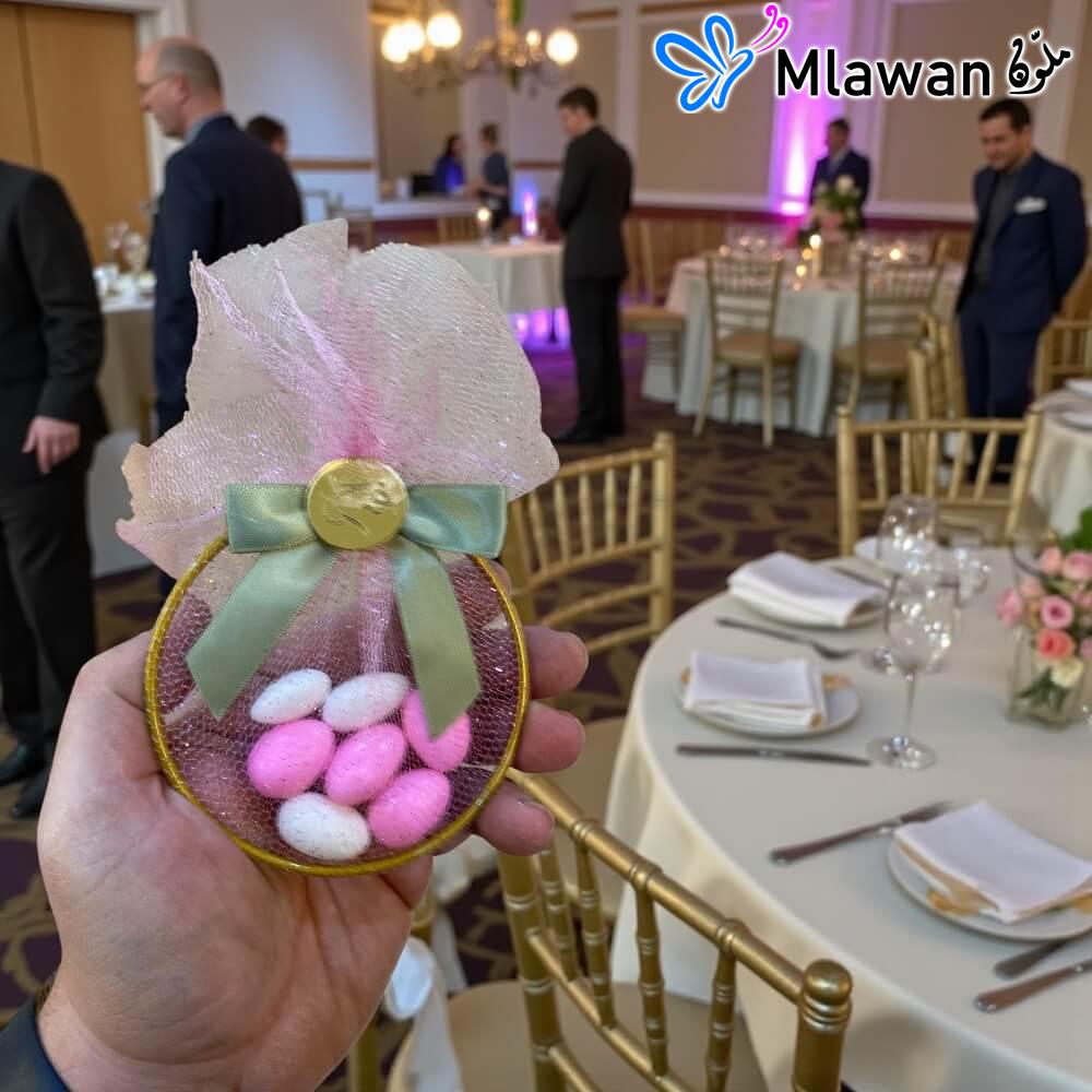 4701-2 (1) Personalized giveaways rings acrylic name tagsCustom baby shower wedding favors