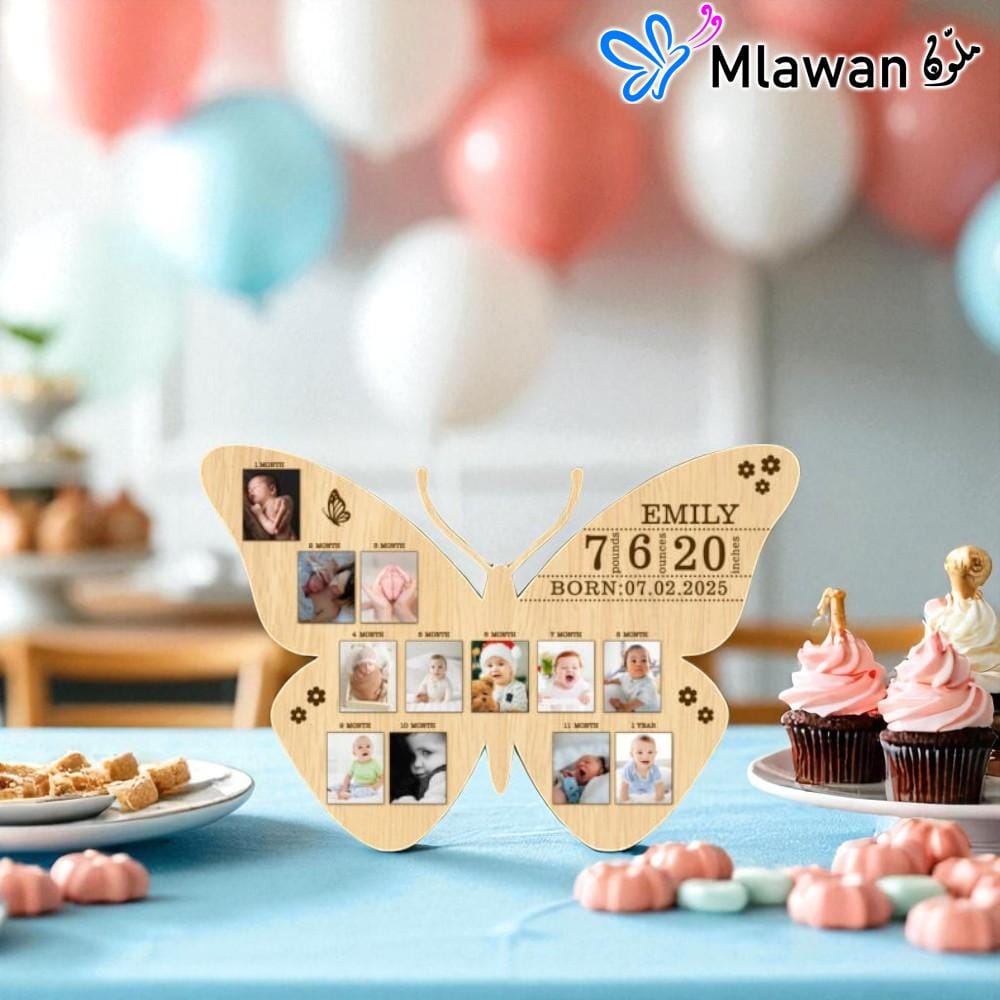 4703 (1) Baby's First Year Memories with My First Year Photo Frame - My First Year Photo Frame Newborn Photo Frame Baby Photo Frame