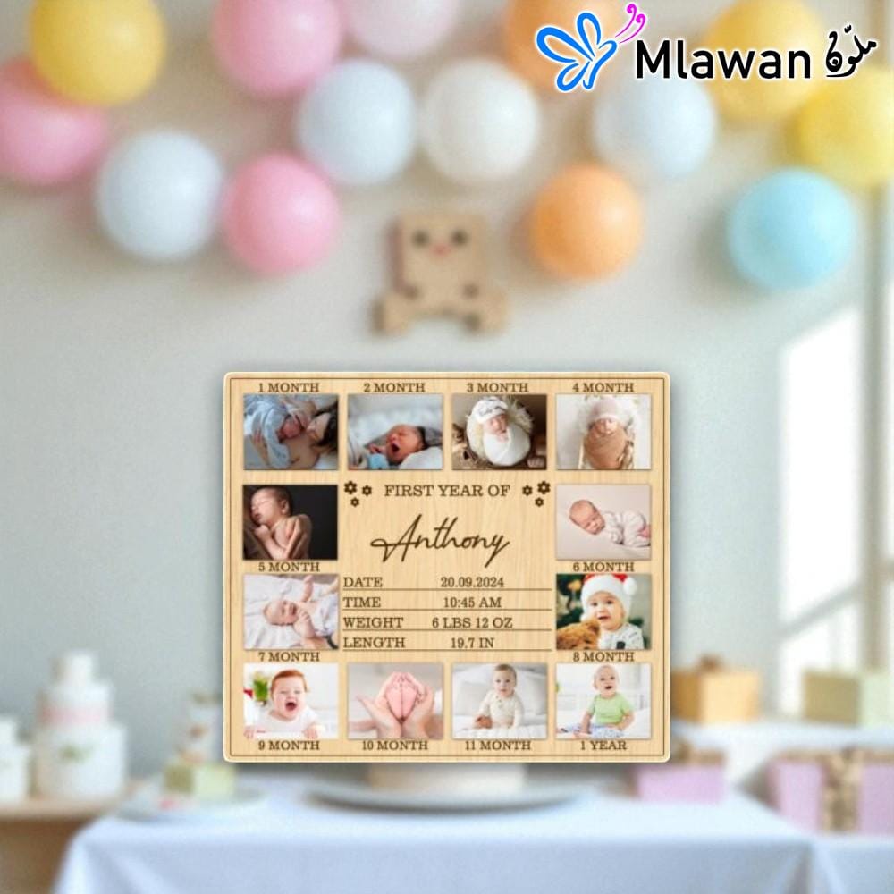 4703 (3) Capture Baby's First Year Memories - My First Year Photo Frame.