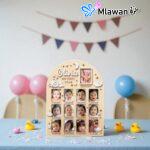 My First Year Photo Frame Board daisy photo display.