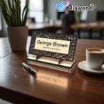 Personalized Office Desk Name Sign Customize Your Custom Desk Name Plates.