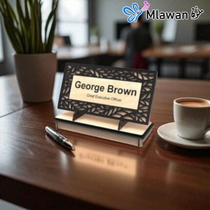 Personalized Office Desk Name Sign Customize Your Custom Desk Name Plates.