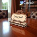 Personalized Wood Name Sign Custom Tabletop Display.