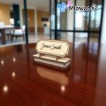 Personalize Custom Wooden Name Plate for Desk Office
